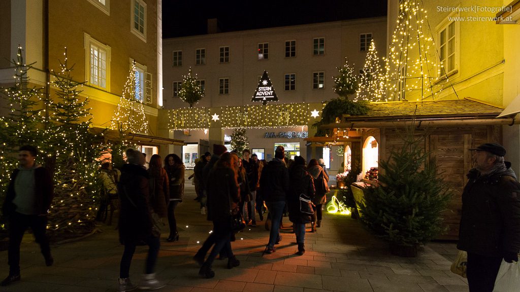 Sternadvent in der Salzburger Innenstadt